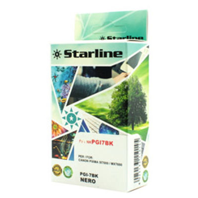 Immagine di Starline - Cartuccia ink - per Hp - Nero - PGI-7BK - 24ml [JNCA7B]