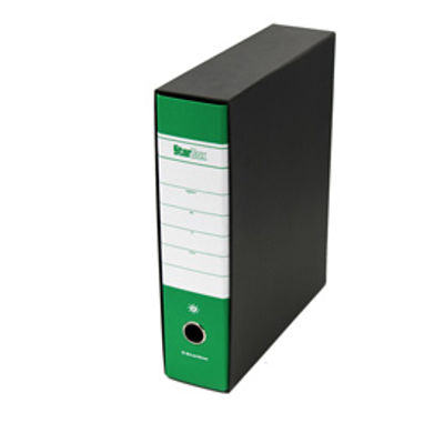 Immagine di REGISTRATORE STARBOX VERDE DORSO 8CM F.TO PROTOCOLLO Starline [0201929.VE]