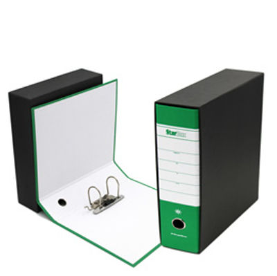 Immagine di REGISTRATORE STARBOX VERDE DORSO 8CM F.TO COMMERCIALE Starline [0201935.VE]