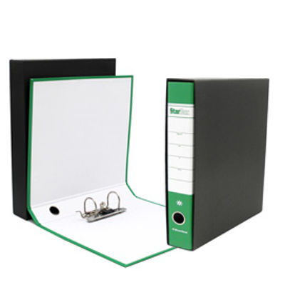 Immagine di Registratore Starbox - dorso 5 cm - commerciale - verde - Starline [stl4032]