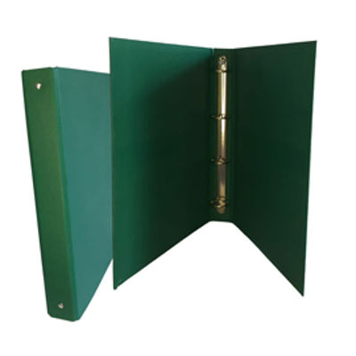 Immagine di Raccoglitore King - 4 anelli tondi 30 mm - dorso 4 cm - 22x30 cm - rivestimento in PPL - verde - Starline [CPPL4-30VE]