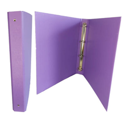 Immagine di Raccoglitore King - 4 anelli tondi 30 mm - dorso 4 cm - 22x30 cm - rivestimento in PPL - viola - Starline [CPPL4-30VI]