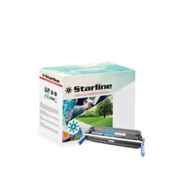 Immagine di Starline - Toner Ricostruito - per Hp - Ciano - C9721A - 8.000 pag [TRHP4600C]