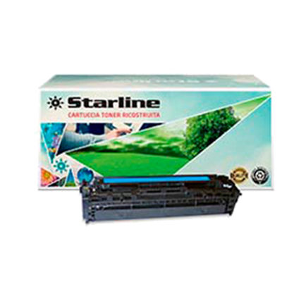 Immagine di Starline - Toner Ricostruito - per Hp - Ciano - CB541A - 1.400 pag [K15105TA]