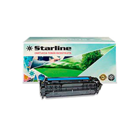 Immagine di Starline - Toner Ricostruito - per Hp - Ciano - CC531A - 2.800 pag [2025C-STA]