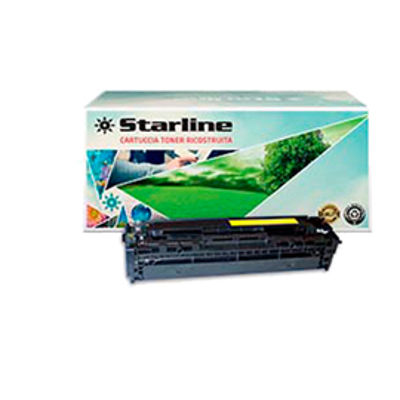 Immagine di Starline - Toner Ricostruito - per Hp - Giallo - CE322A - 1.300 pag [K15416TA]