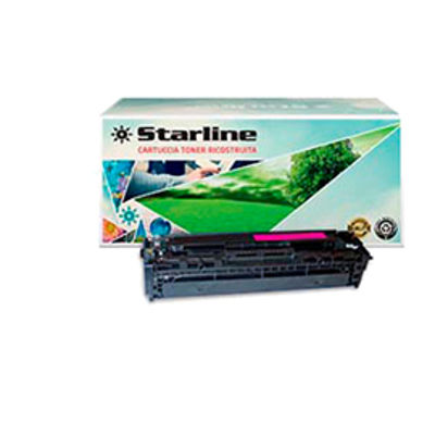 Immagine di Starline - Toner Ricostruito - per Hp - Magenta - CE323A - 1.300 pag [K15415TA]