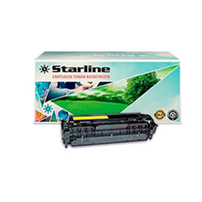 Immagine di Starline - Toner Ricostruito - per Hp - Giallo - CE412A - 2.600 pag [K15582TA]