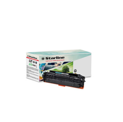 Immagine di Starline - Toner Ricostruito - per Hp - Ciano - CF381A - 2.700 pag [M476C-STA]