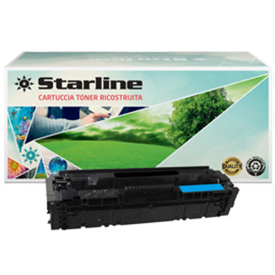 Immagine di Starline - Toner ricostruito per HP - Ciano - CF541A - 1.300 pag [K18113TA]