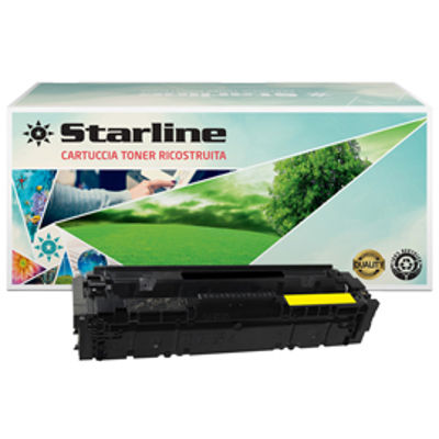 Immagine di Starline - Toner ricostruito per HP - Giallo - CF542A - 1.300 pag [K18115TA]