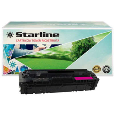 Immagine di Starline - Toner ricostruito per HP - Magenta - CF543A - 1.300 pag [K18114TA]