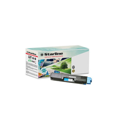 Immagine di Starline - Toner Ricostruito - per Kyocera - Ciano - TK-580C - 2.800 pag [K15606TA]