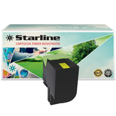 Immagine di Starline - Toner Ricostruito - per Lexmark - Giallo - 70C2HY0 - 3.000 pag [K15825TA]