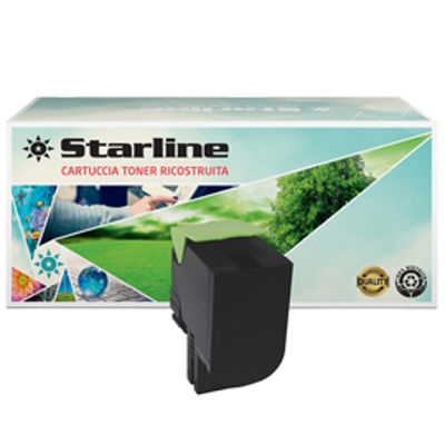 Immagine di Starline - Toner Ricostruito - per Lexmark - Nero - 80C2HK0 - 4.000 pag [CX410K-HY-STA]