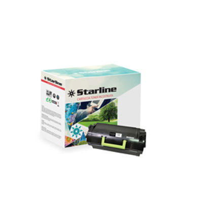 Immagine di Starline - Toner Ricostruito - per Lexmark - Nero - 52D2H00 - 25.000 pag [K15636TA]