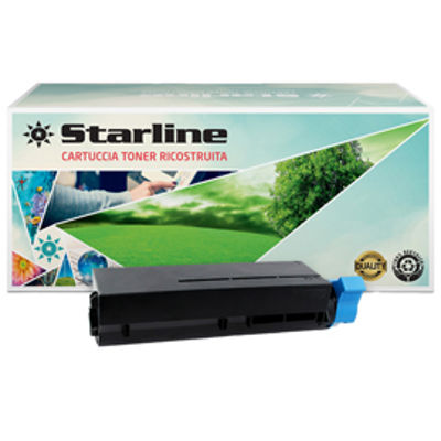 Immagine di Starline - Toner ricostruito per Oki - Nero - 45807102 - 3.000 pag [K18144TA]