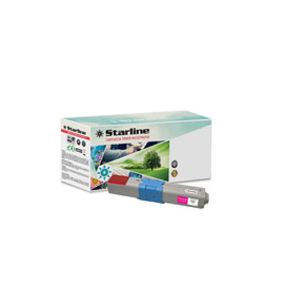 Immagine di Starline - Toner Ricostruito - per Oki - Magenta - 44973534 - 1.500 pag [K18019TA]