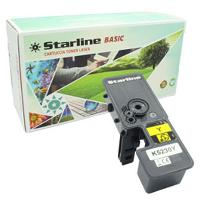 Immagine di Toner Giallo Compatibile Starline BASIC Kyocera ECOSYS M5521 2.600pag [TNKY5230M]