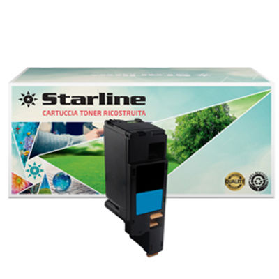 Immagine di Starline - Toner Ricostruito - per Xerox - Ciano - 106R01627 - 1.000 pag [K15773TA]