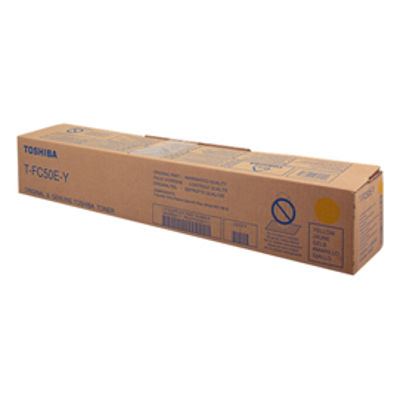 Immagine di TONER GIALLO PER e-STUDIO2555-3055-3555-4555-5055CSE T-FC50EY [6AJ00000111]