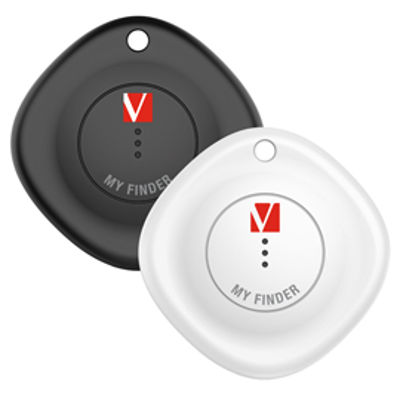 Immagine di My Finder Nero/Bianco Bluetooth Tracker-Confezione Doppia _Verbatim [32131]