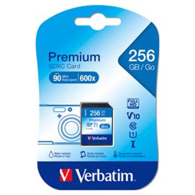 Immagine di Vertbatim - Scheda SDHC Premium SDXC Class 10/UHS-1 - 44026 - 256GB [44026]