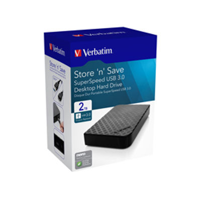 Immagine di Verbatim - HDD esterno 3.5 USB 3.0 - 47683 - 2TB [47683]