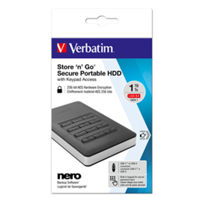 Immagine di Verbatim - Hard disk Store 'N'Go Usb 3.1 - 53401 - 1TB [53401]