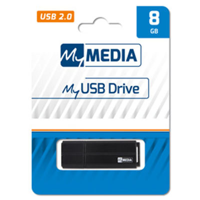 Immagine di Verbatim - Memoria MyUsb Drive - Nero - 69260 - 8GB [69260]