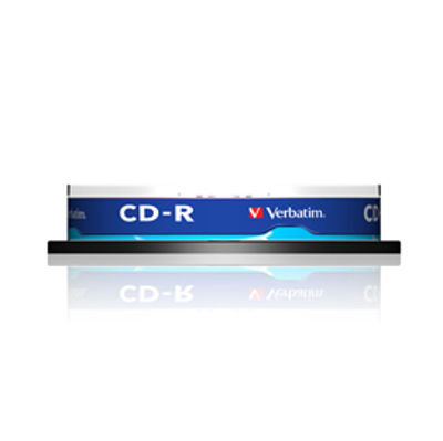 Immagine di Verbatim - Scatola 10 CD-R Data Life serigrafato - spindle 1X-52X - 43437 - 700MB [43437]