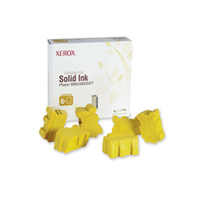 Immagine di Xerox - Conf. 6 stick genuine Solid ink - Giallo - 108R00748 - 14.000 pag [108R00748]