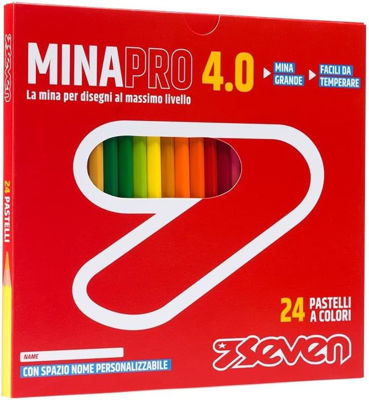 Immagine di PASTELLI MINAPRO 4.0 # - SCATOLA 24 PZ SEVEN PASTELLI [2024_900102365-000]
